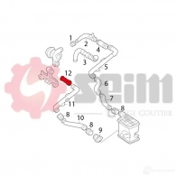Патрубок интеркулера SEIM 3349809816083 2160050 981608 LM4I3Y B - Изображение 4