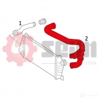 Патрубок интеркулера SEIM 981369 6XQ3P X 3349809813693 2159897 - Изображение 2