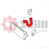 Патрубок интеркулера SEIM 1437801803 R1XQ JG 981843 - Изображение 2