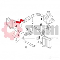 Патрубок интеркулера SEIM 7VR9K1 7 2159663 3349809810876 981087 - Изображение 3
