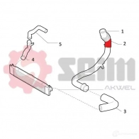 Патрубок интеркулера SEIM 981745 B A7HKAL 1437800412 - Изображение 4