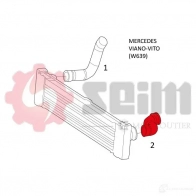 Патрубок интеркулера SEIM 981420 2159933 MF9Z O 3349809814201 - Изображение 2