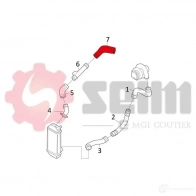 Патрубок интеркулера SEIM 7REO BB 2160047 981605 3349809816052 - Изображение 2