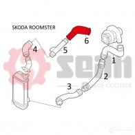 Патрубок интеркулера SEIM 7REO BB 2160047 981605 3349809816052 - Изображение 3