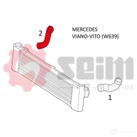 Патрубок интеркулера SEIM 981422 3349809814225 6NBG 1T3 2159935 - Изображение 2