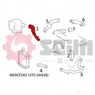 Патрубок интеркулера SEIM 2159939 981426 3349809814263 RK2 NMBN - Изображение 2