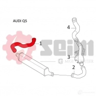 Патрубок интеркулера SEIM 981086 UPM38 C 2159662 3349809810869 - Изображение 2