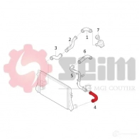Патрубок интеркулера SEIM 3349809810302 S29ES I 2159607 981030 - Изображение 2