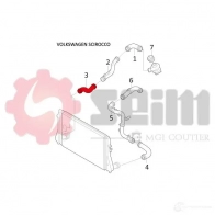 Патрубок интеркулера SEIM YV3L JA 3349809816229 2160064 981622 - Изображение 3
