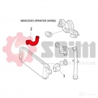 Патрубок интеркулера SEIM 2159896 981367 3349809813679 EM LSF - Изображение 2