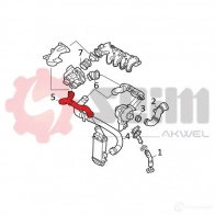 Патрубок интеркулера SEIM 5I3CW Q 1437802402 982010 - Изображение 2