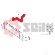 Патрубок интеркулера SEIM RXBJK 0F 981861 1437803241 - Изображение 2