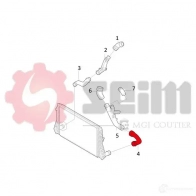 Патрубок интеркулера SEIM 981042 2159619 3349809810425 2 BW1R - Изображение 3