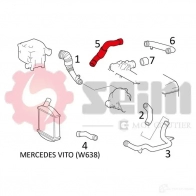 Патрубок интеркулера SEIM 3349809814270 2159940 981427 CA2 LA - Изображение 2