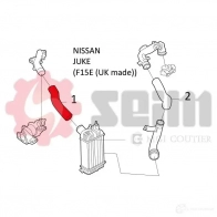 Патрубок интеркулера SEIM N5YOE L0 2159947 3349809814447 981444 - Изображение 2