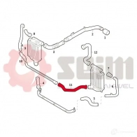 Патрубок интеркулера SEIM 981695 SK2 CN5 1437800775 - Изображение 2