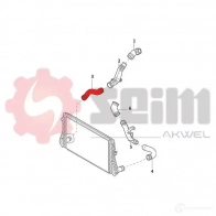 Патрубок интеркулера SEIM NR8 O8QY 981937 1437800556 - Изображение 4