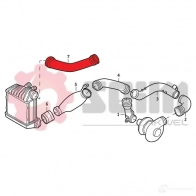 Патрубок интеркулера SEIM 1437803657 ZD50I 3H 981942 - Изображение 2