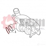 Патрубок интеркулера SEIM B7 PU90G 1437802324 981938 - Изображение 7