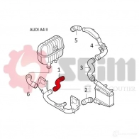 Патрубок интеркулера SEIM VJ Z1XMG 2159640 3349809810647 981064 - Изображение 2