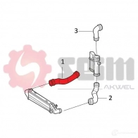 Патрубок интеркулера SEIM FD 4LG 981865 1437804401 - Изображение 2