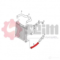 Патрубок интеркулера SEIM 1437803997 981835 786H OEZ - Изображение 2