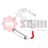 Патрубок интеркулера SEIM 982001 1437800782 A NIVN08 - Изображение 2