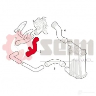 Патрубок интеркулера SEIM C K5T7H 1437804000 981689 - Изображение 2