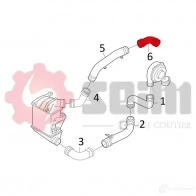 Патрубок интеркулера SEIM 3349809816014 981601 ZWLJ5M H 2160043 - Изображение 2