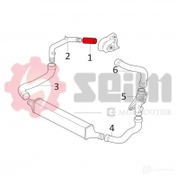 Патрубок интеркулера SEIM DEYC S 981078 2159654 3349809810784 - Изображение 2