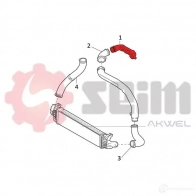 Патрубок интеркулера SEIM N82Y MK 982071 1437906715 - Изображение 3