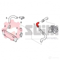 Патрубок интеркулера SEIM 982034 C 6LH6 1437800780 - Изображение 2