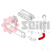 Патрубок интеркулера SEIM 3349809811828 981182 AA GPM5 2159754 - Изображение 2