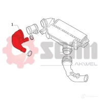 Патрубок интеркулера SEIM 982096 IY TBY 1437906719 - Изображение 2