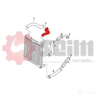 Патрубок интеркулера SEIM ZES F9YB 1437801158 981830 - Изображение 2