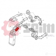 Патрубок интеркулера SEIM AG 77A2 982033 1437802330 - Изображение 2