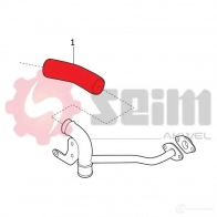 Патрубок интеркулера SEIM 981799 1437801411 HA V7O
