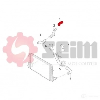 Патрубок интеркулера SEIM 3349809810401 2159617 6B24 U 981040 - Изображение 4