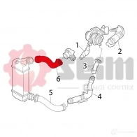 Патрубок интеркулера SEIM BSI 4U 981151 2159727 3349809811514 - Изображение 2