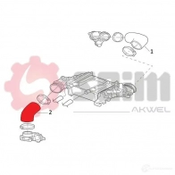 Патрубок интеркулера SEIM PL7TO8 X 1437906588 982146 - Изображение 2