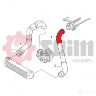 Патрубок интеркулера SEIM PZMK D 981725 1437801149 - Изображение 2