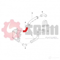 Патрубок интеркулера SEIM 981921 M9B 3CN 1437801122 - Изображение 2