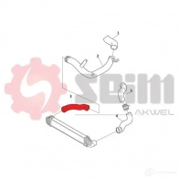 Патрубок интеркулера SEIM 1438579463 S5M5K B2 982148