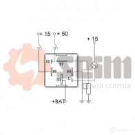 Реле свечей накала SEIM 105410 S1K 8A 2155207 - Изображение 3