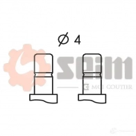 Датчик стоп сигнала, выключатель SEIM U ZIMVR 3349808014749 2161478 fr56 - Изображение 2