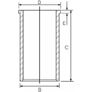 Гильза цилиндра WILMINK GROUP WG1096141 H8C0IG P 4041207 QO673P