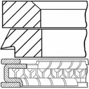 Поршневые кольца, комплект