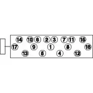 Комплект болтов головки цилидра