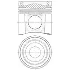 Поршень WILMINK GROUP WG1175619 WBCX6WQ 4070914 Q 3TINM