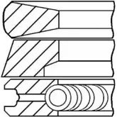 Поршневые кольца, комплект